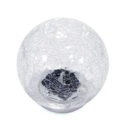 Einzelne Leuchtkugel Crackle Ball 12 cm, inkl. Akku