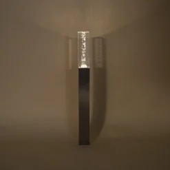 Elegante Standleuchte Bubble Tower 63 cm aus Edelstahl