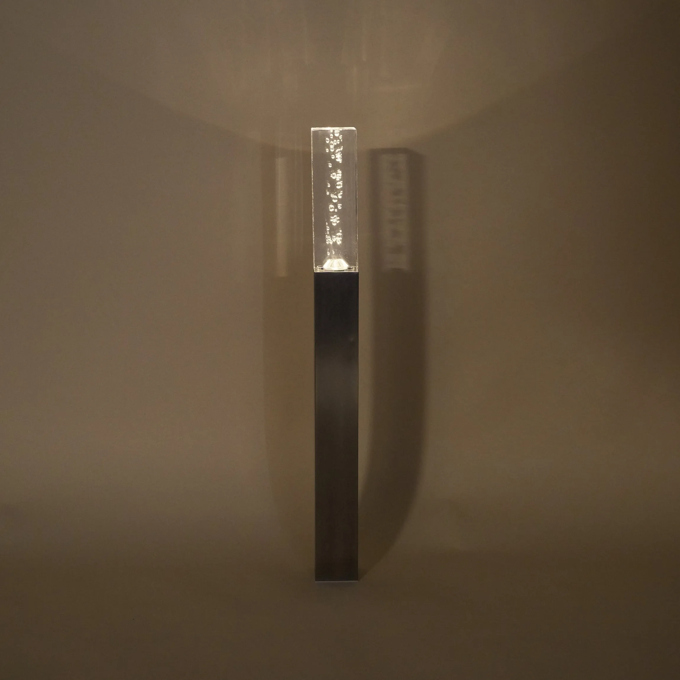 Elegante Standleuchte Bubble Tower 63 cm aus Edelstahl