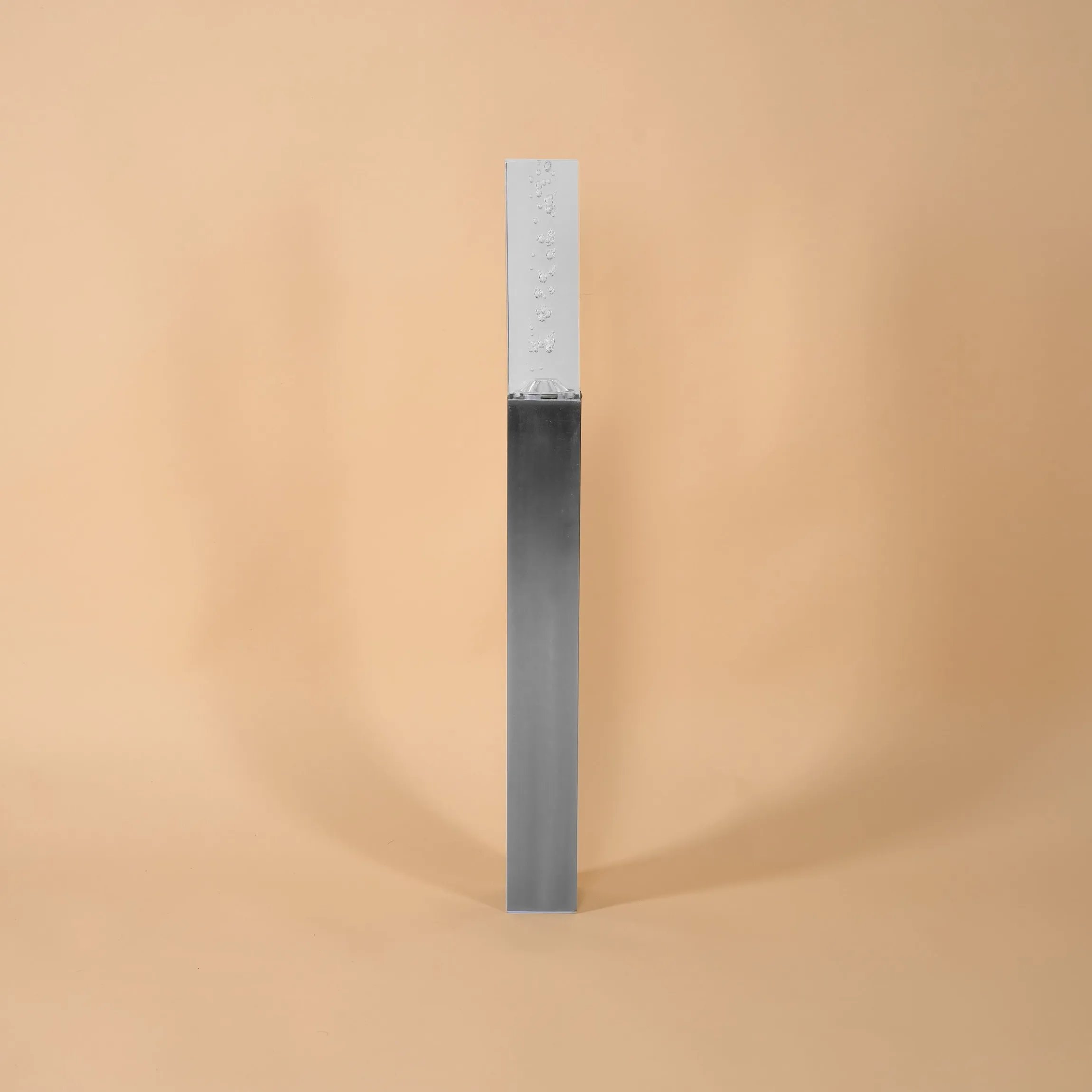 Elegante Standleuchte Bubble Tower 63 cm aus Edelstahl