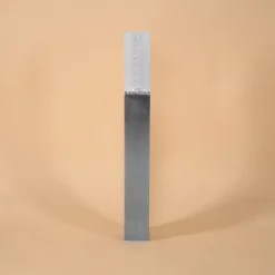 Elegante Standleuchte Bubble Tower 50 cm aus Edelstahl