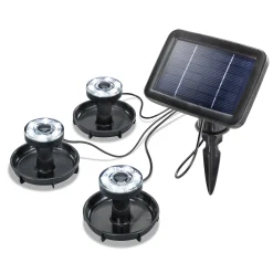 3er-Set Solar Unterwasserleuchten Splash, 15 lm kaltweiß