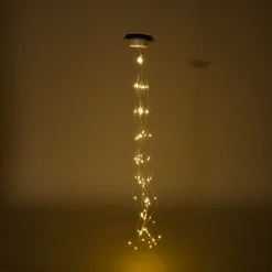 Hängendes Solar Lichterbündel Tamara mit 100 LEDs