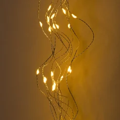 Hängendes Solar Lichterbündel Tamara mit 100 LEDs