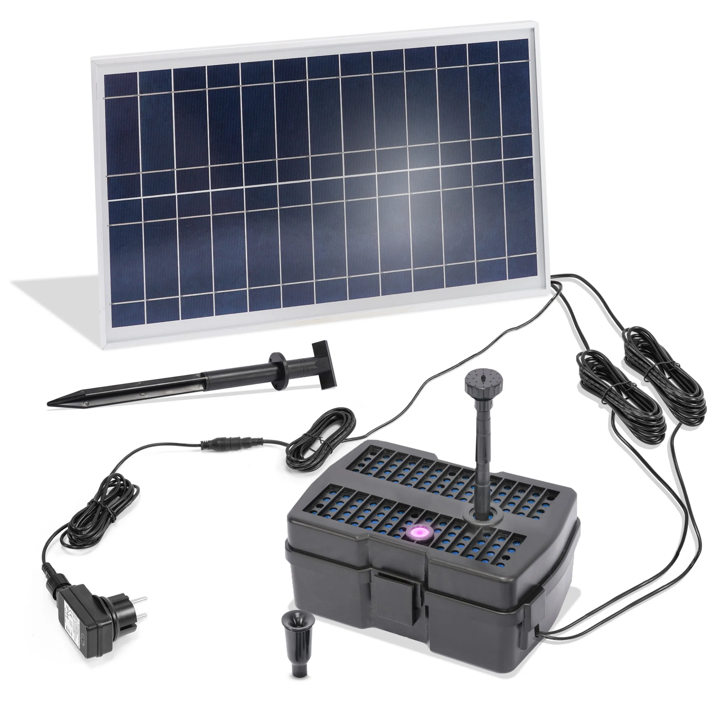Hybrid Solar/Netz UV-Filtersystem 15/ 800 l/h