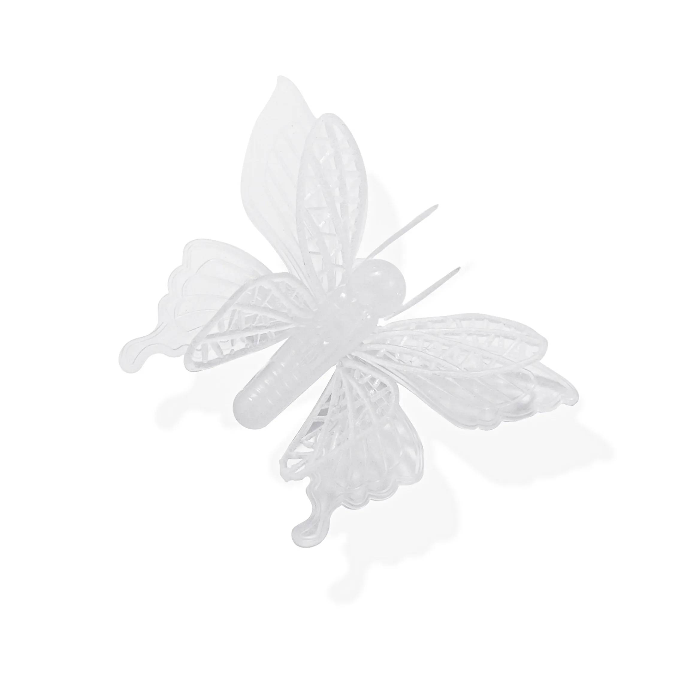 Kunststoff-Schmetterling, transparent