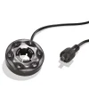 LED Lichtring 12 - 24 VDC mit 6 LEDs, blau