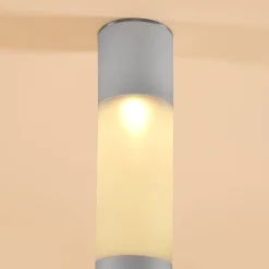 Moderne Solar Standleuchte Pole Light 30 cm DuoColor