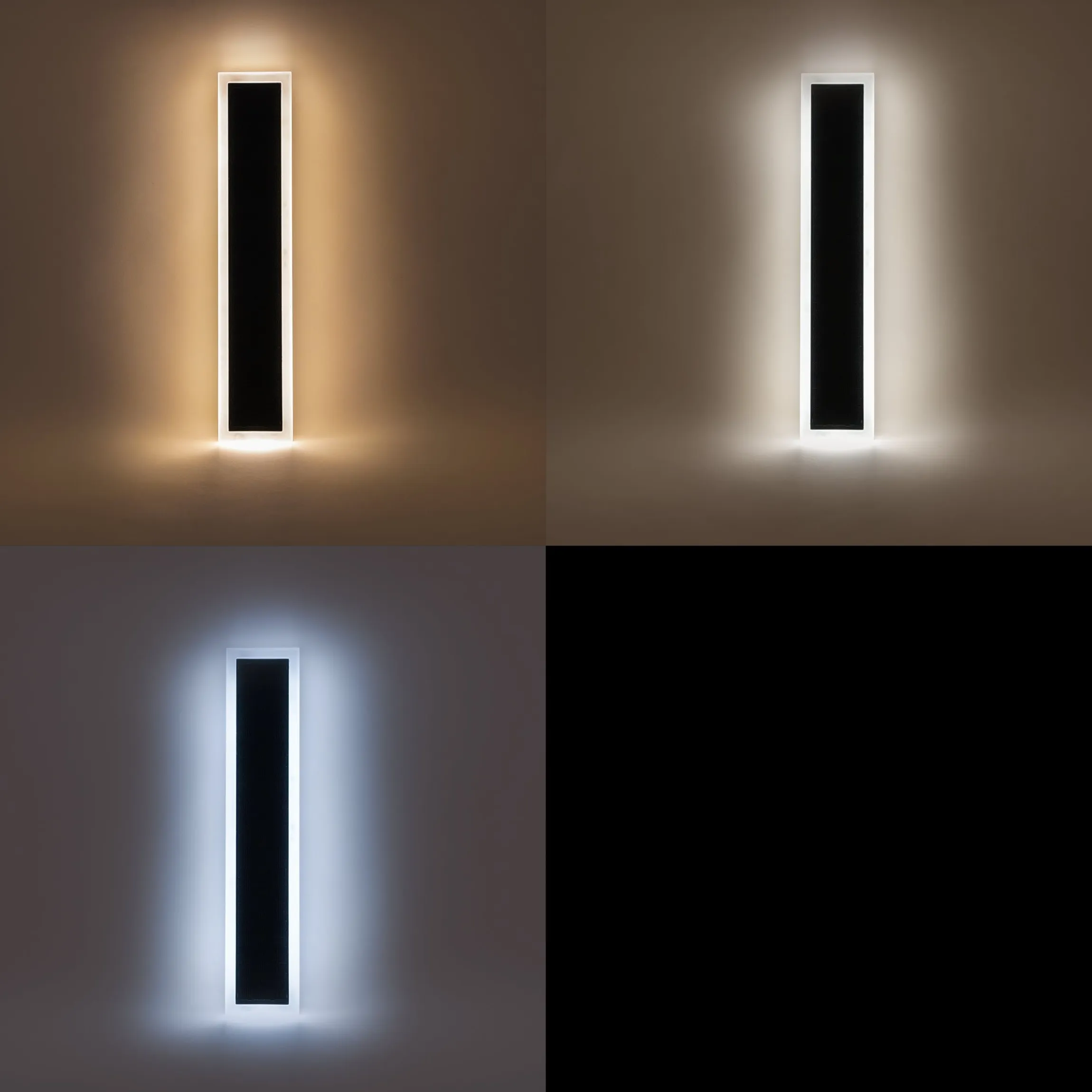 Moderne Solar-Wandleuchte Smartlight 50 cm