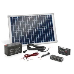 PV-Solar Inselanlage 20 Wp mit 12 V/ 8Ah Akkuspeicher