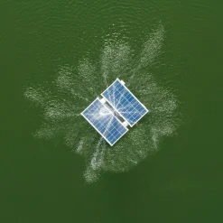 Schwimmender Solar Fischteichbelüfter 160/5000