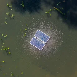 Schwimmender Solar Fischteichbelüfter 160/5000