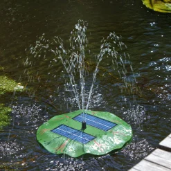 Schwimmendes Solar-Wasserspiel Seerose