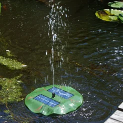 Schwimmendes Solar-Wasserspiel Seerose