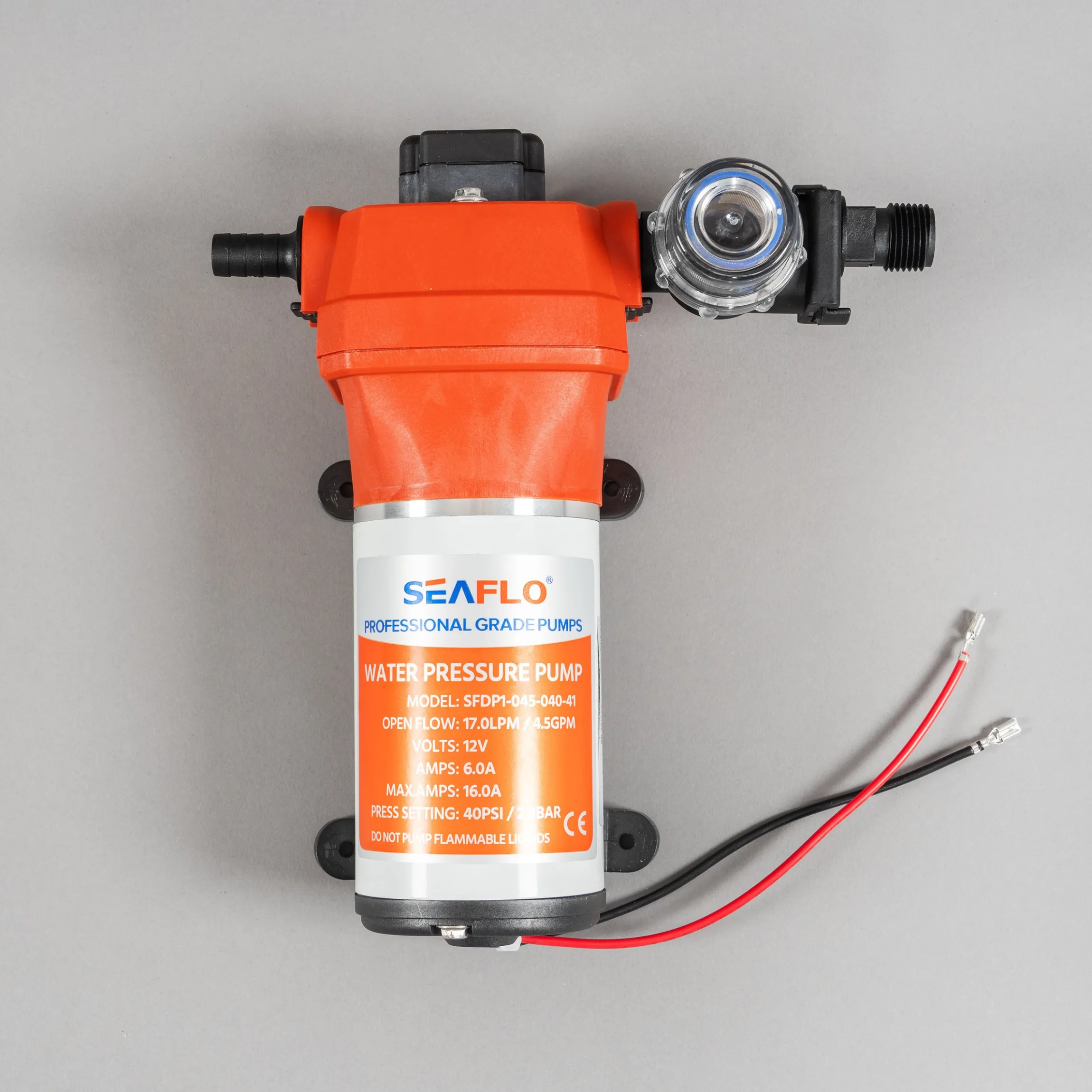 Seaflo 4-Kammer Druck Membranpumpe 12 VDC und 1020 l/h Förderleistung