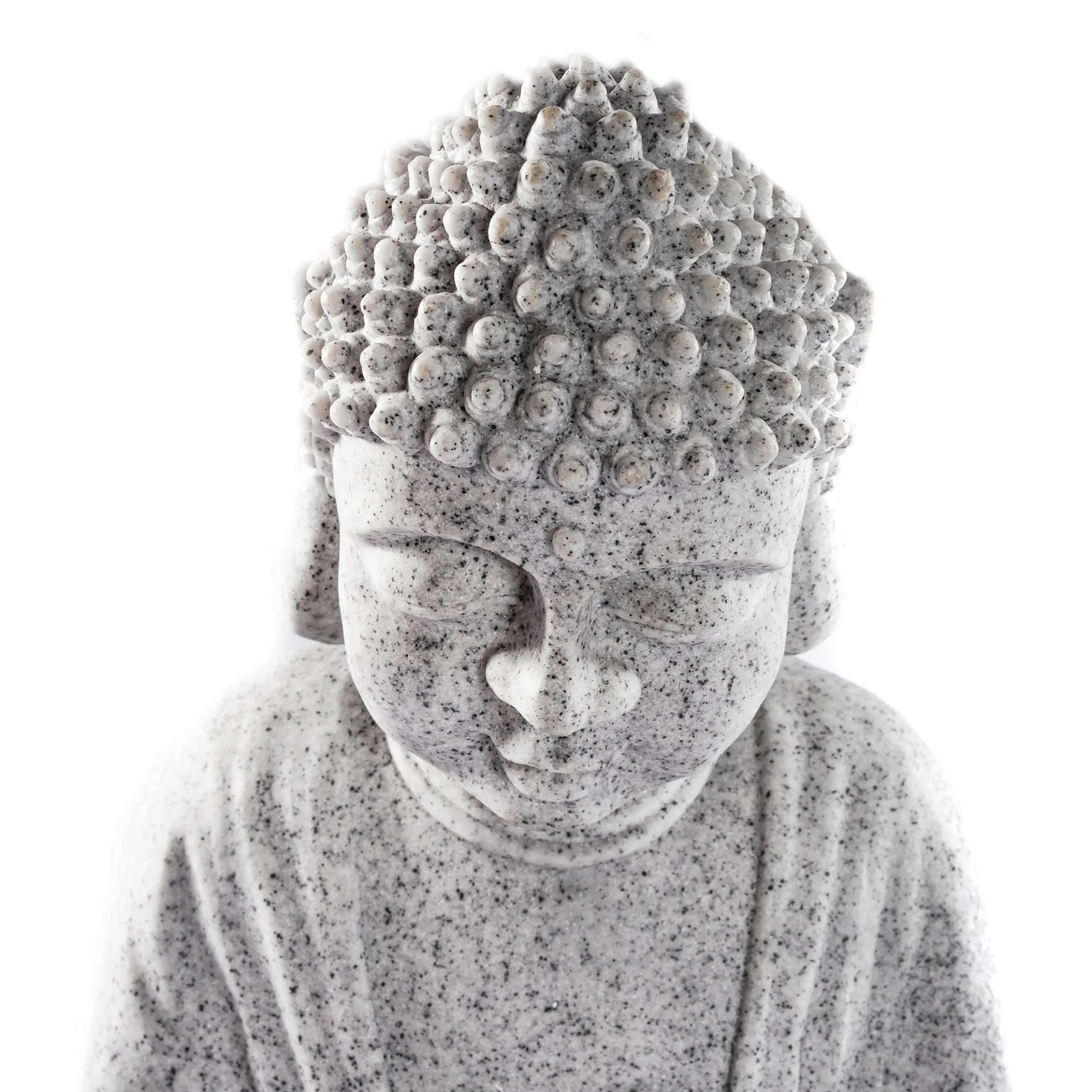 Solarbrunnen Buddha mit LED-Beleuchtung
