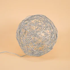 Solar Deko-Drahtkugel ⌀ 25 cm mit 50 warmweißen LEDs