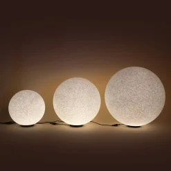 Solar Deko-Leuchtsteinset 30, 40 und 50 cm mit externen 2 W Solarmodul