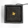Solar Designbrunnen Silent mit LED Beleuchtung