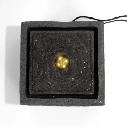 Solar Designbrunnen Silent mit LED Beleuchtung