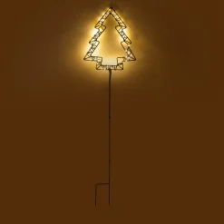 Solar Gartenstecker Weihnachtsbaum mit 60 warmweißen LEDs