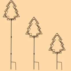 Solar Gartenstecker Weihnachtsbaum mit 60 warmweißen LEDs