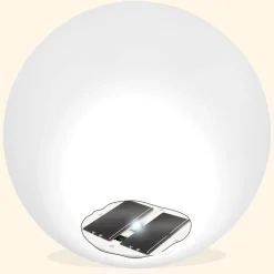 Solarkugel Basic ⌀ 50 cm mit 7 Lichtfarben