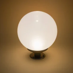 Solarkugel ⌀ 30 cm mit Edelstahl-Standfuß und Fernbedienung