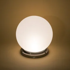 Solarkugel Liana ⌀ 25 cm mit Edelstahlsockel und Fernbedienung