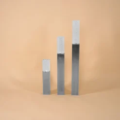 Solarleuchte Bubble Tower im 3er-Set aus Edelstahl