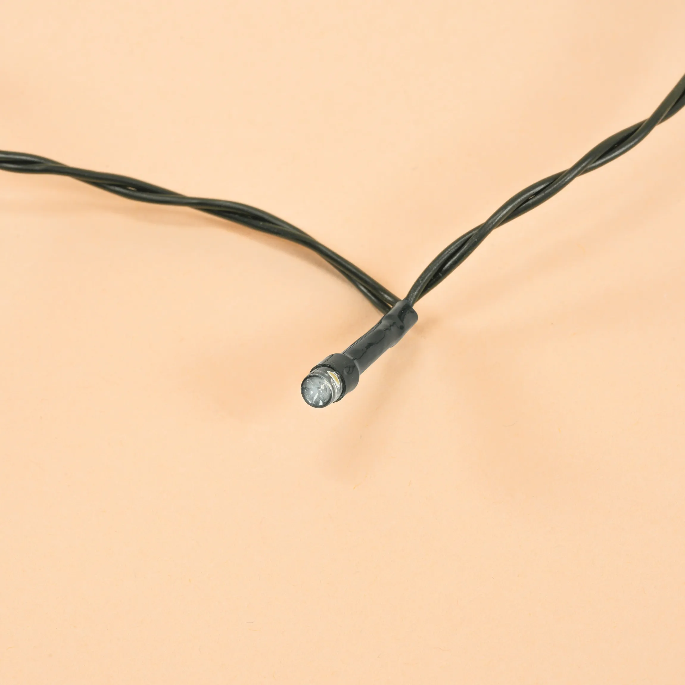 Solar Lichterkette mit 60 bernsteinfarbenen LEDs