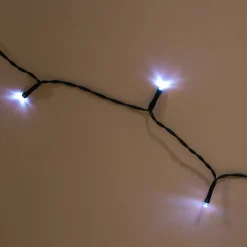 Solar Lichterkette mit 100 kaltweißen LEDs