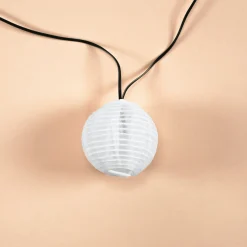 Solar Lichterkette mit 20 Lampions