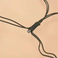 Solar Lichternetz mit 144 bernsteinfarbenen LEDs