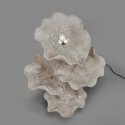 Solar Lotusblätterbrunnen mit LED-Beleuchtung