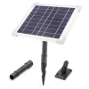 Solarmodul 6 Wp / 8 V mit Akkuspeicher Stecker 2-polig rund