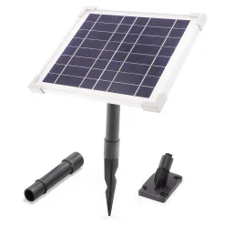 Solarmodul 6 Wp / 8 V mit Akkuspeicher Stecker 2-polig rund