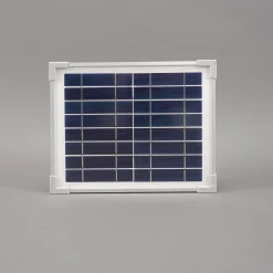 Solarmodul 5 Wp / 8 V mit Stecker 2-polig rund