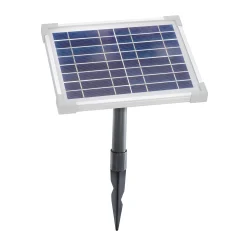 Solarmodul 5 Wp / 8 V mit Stecker 2-polig rund