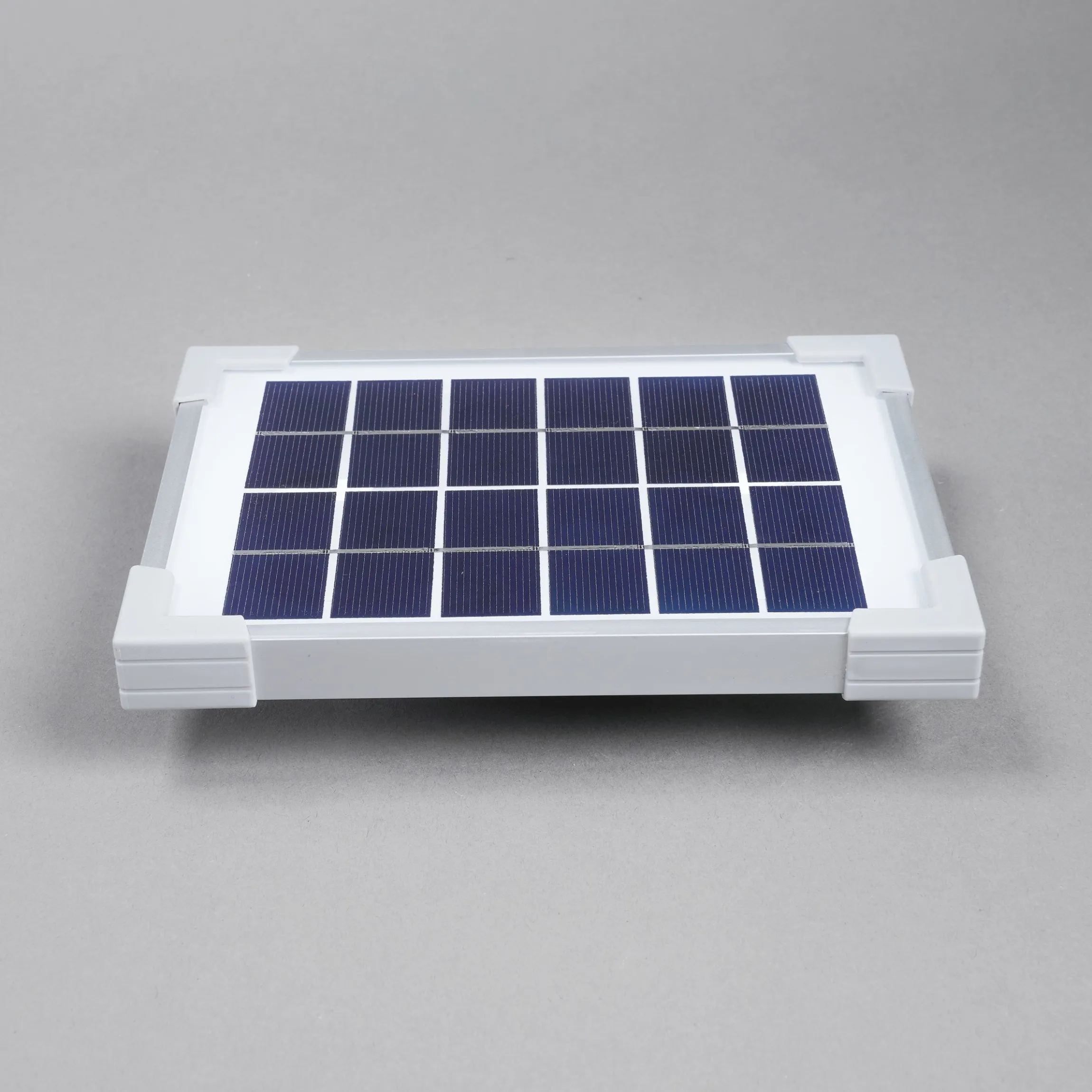 Solarmodul 2 Wp / 6 V mit Stecker 2-polig rund - neues Modell