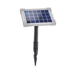 Solarmodul 2 Wp / 6 V mit Stecker 2-polig rund - neues Modell