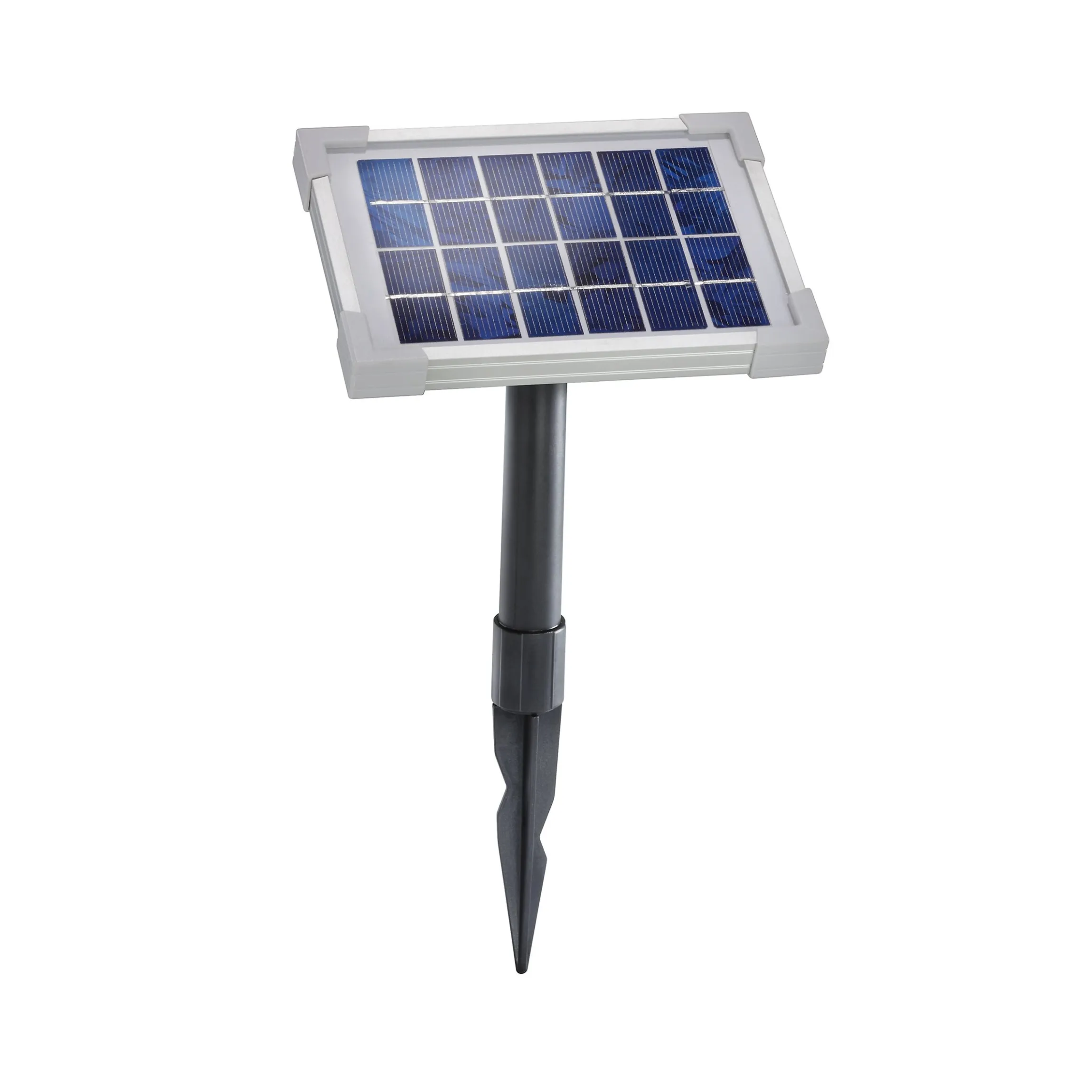 Solarmodul 2 Wp / 6 V mit Stecker 2-polig rund - neues Modell