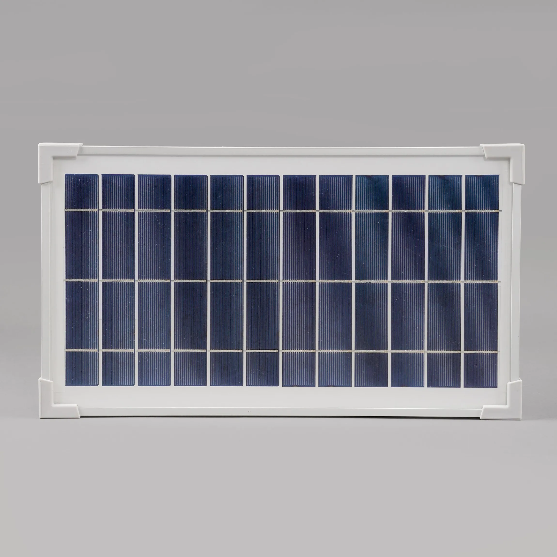 Solarmodul 8 Wp / 6 V mit Stecker 2-polig rund