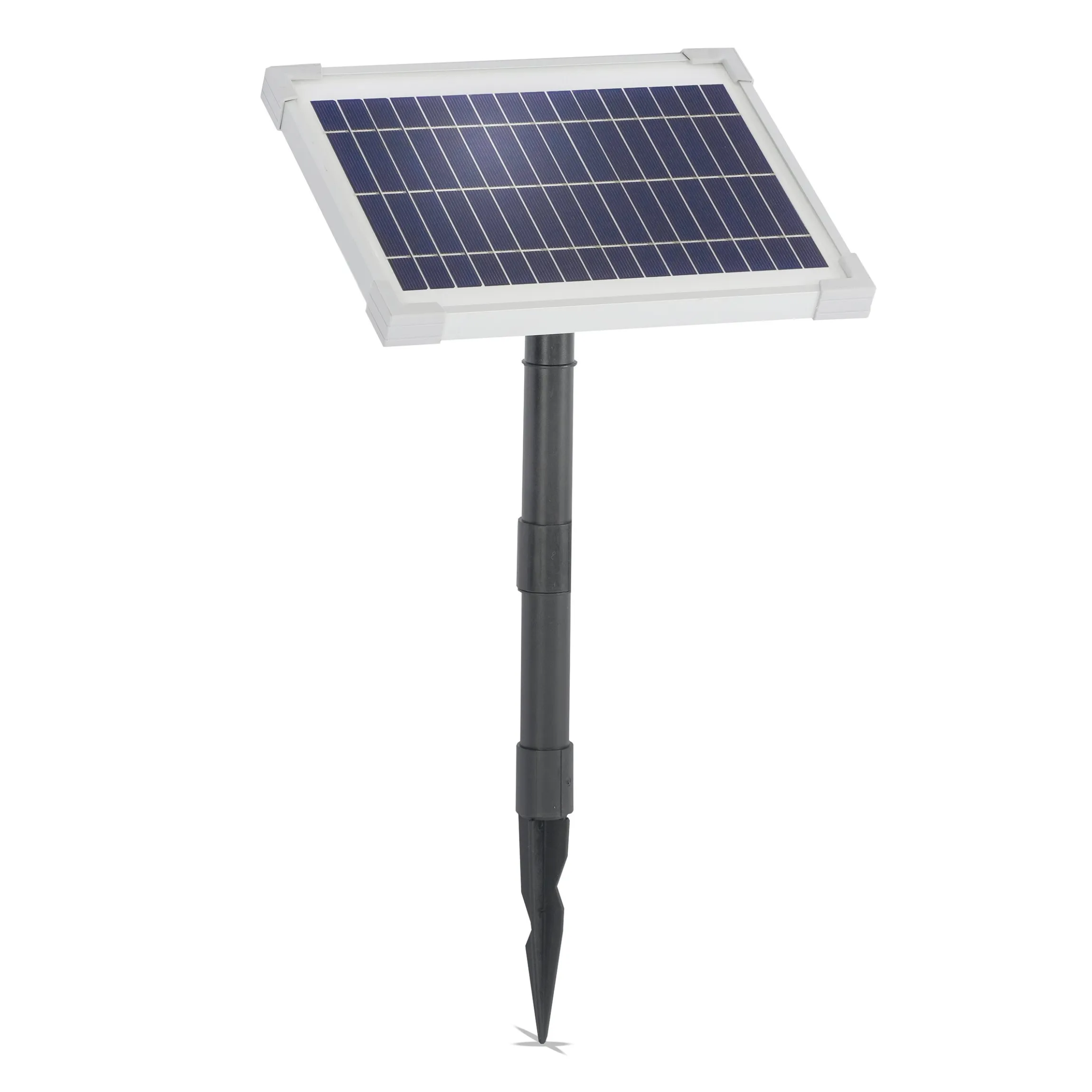 Solarmodul 6 Wp / 8 V mit Stecker 2-polig rund