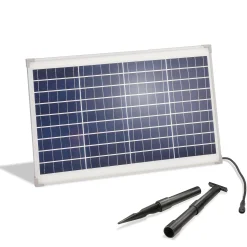Solarmodul 35 Wp / 18 V mit Stecker 2-polig groß