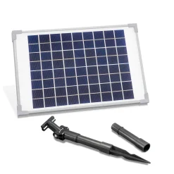 Solarmodul 10 Wp / 18 V mit Stecker 2-polig klein