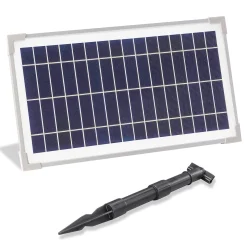 Solarmodul 8 Wp / 8 V mit Stecker 2-polig rund