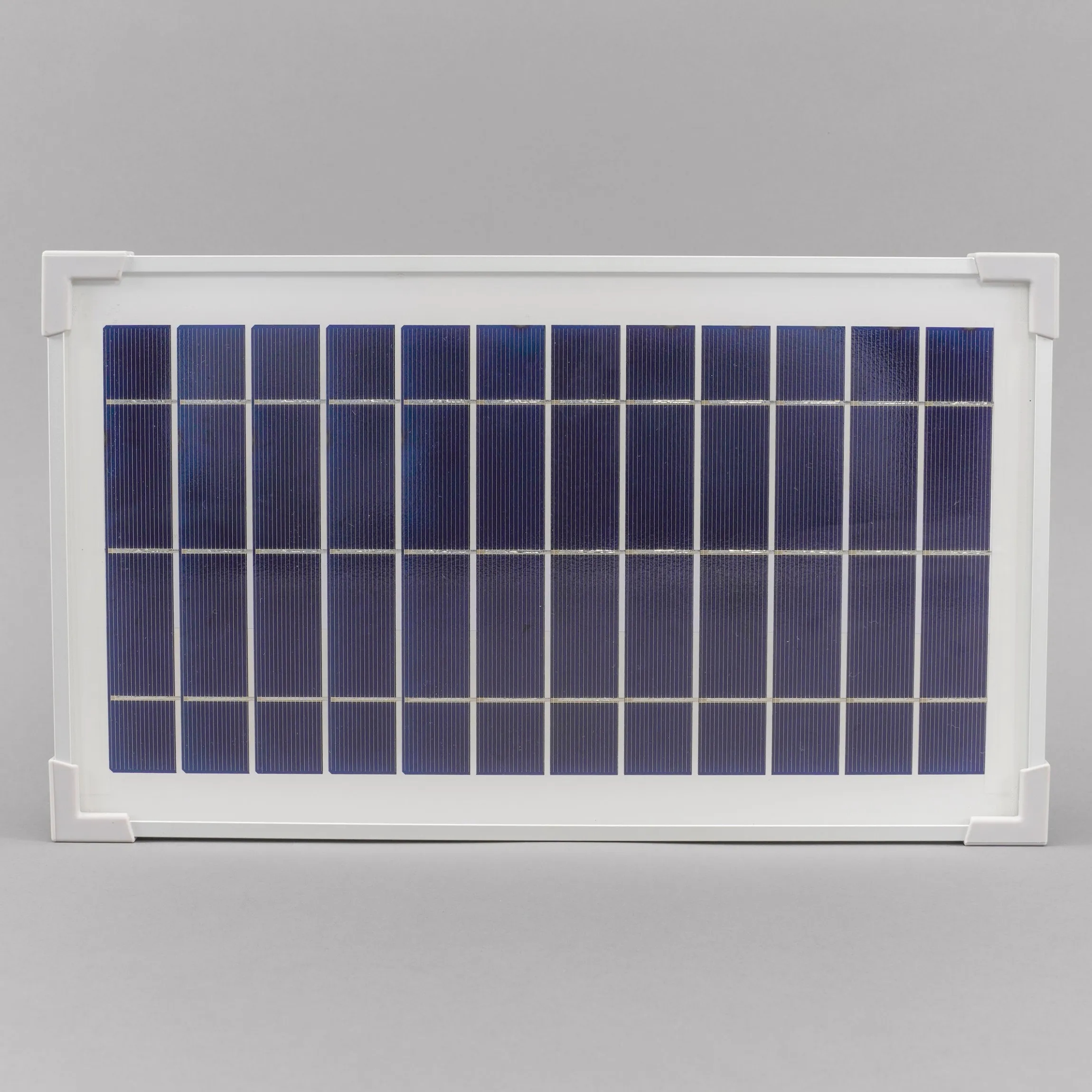 Solarmodul 8 Wp / 6 V mit Stecker 2-polig rund - neues Modell