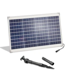 Solarmodul 35 Wp / 18 V mit Stecker 2-polig klein