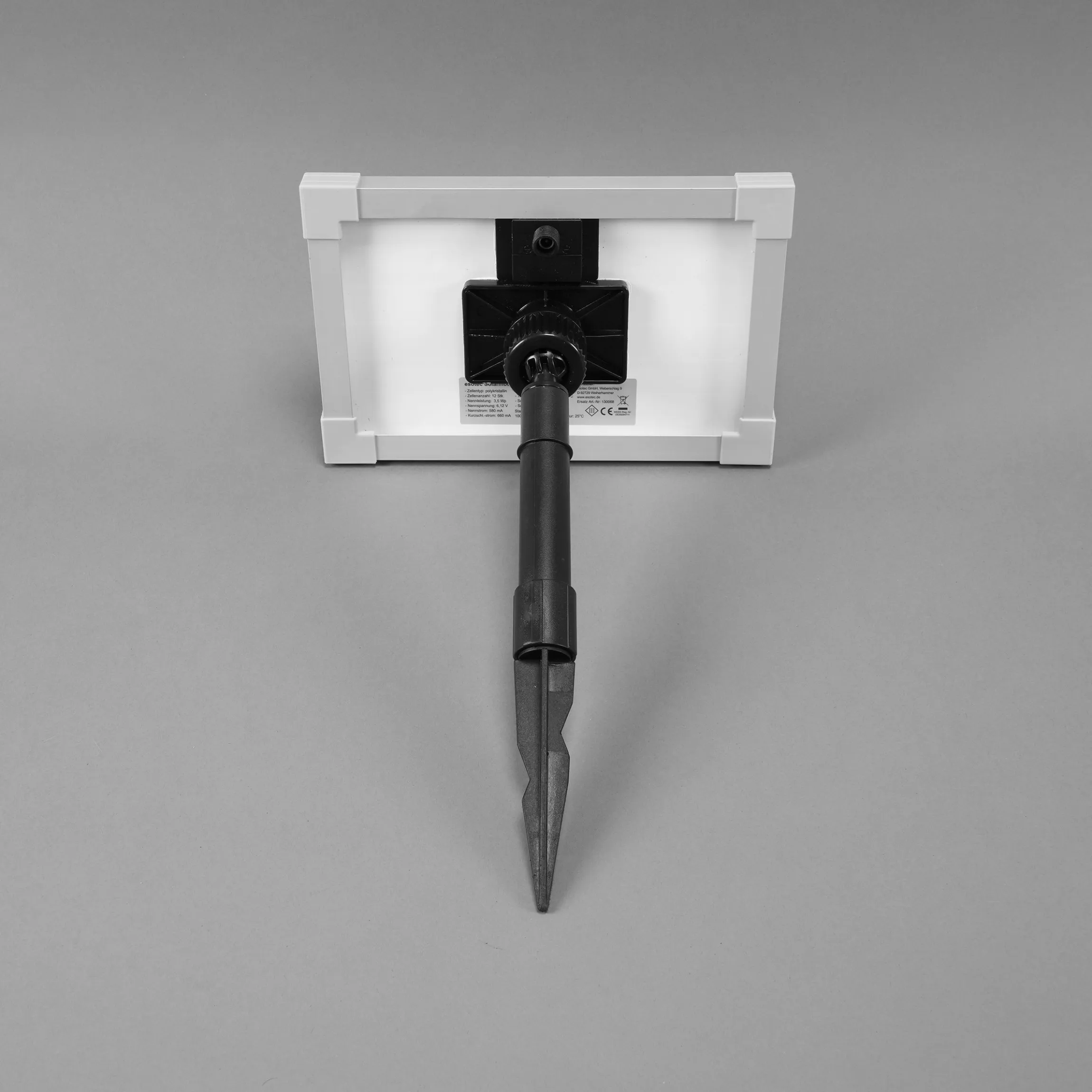 Solarmodul 3,5 Wp / 8 V mit Stecker 2-polig rund